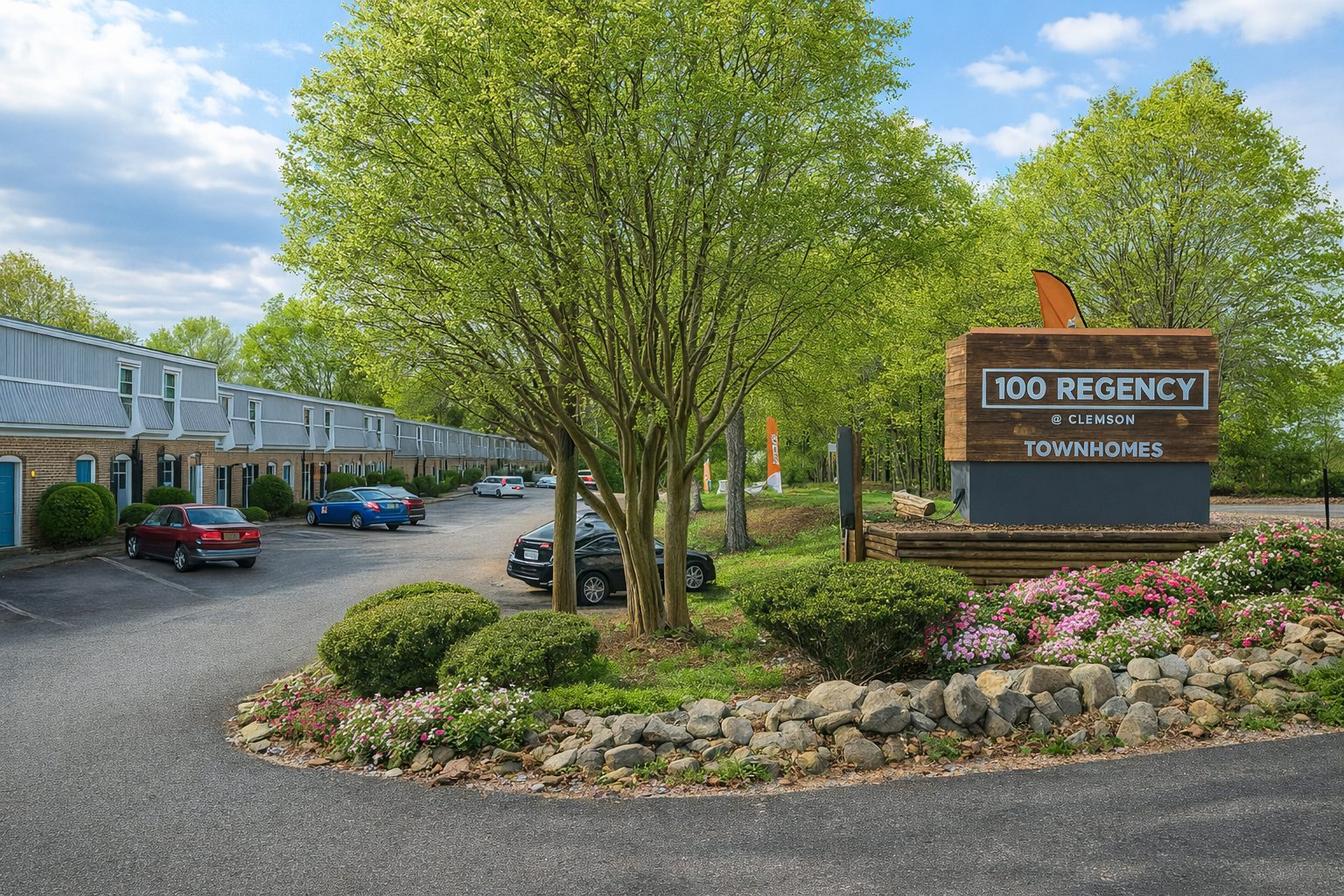 Exterior of 100 Regency at Clemson